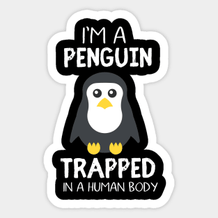 Peguin Design Sticker